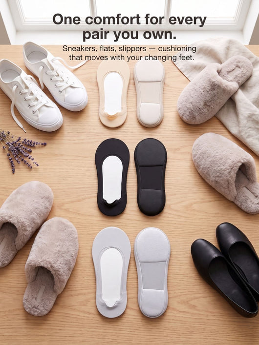 Hushstep™ - Invisible Cushion Socks