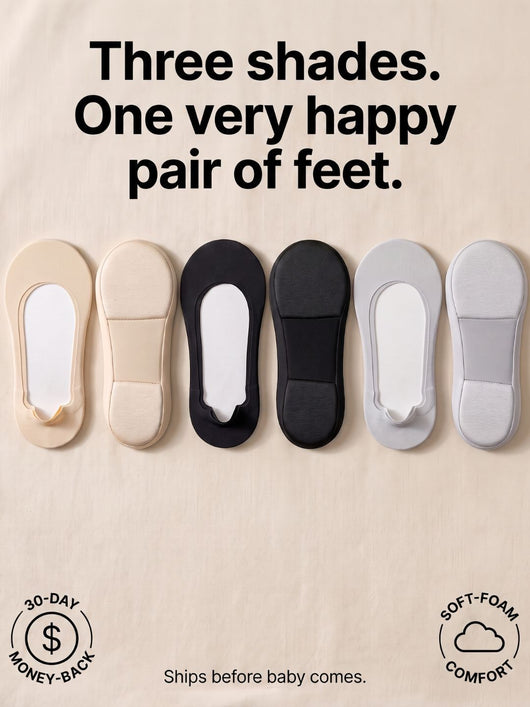 Hushstep™ - Invisible Cushion Socks