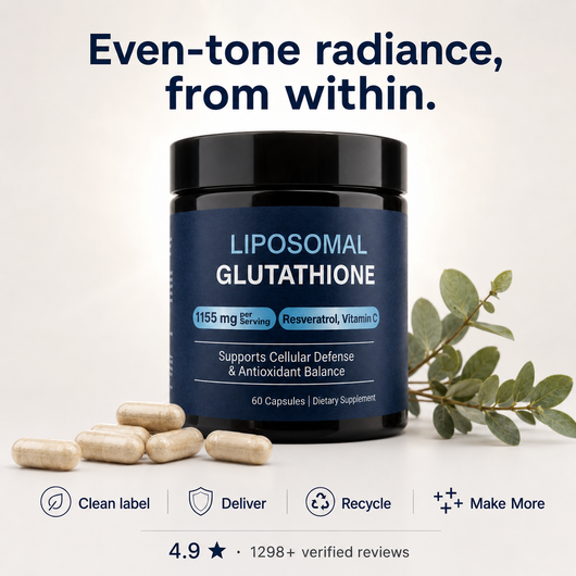 Liposomal Glutathione – Superior Absorption with Resveratrol, Vitamin C, Selenium & Vitamin B2