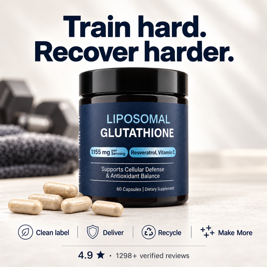 Liposomal Glutathione – Superior Absorption with Resveratrol, Vitamin C, Selenium & Vitamin B2
