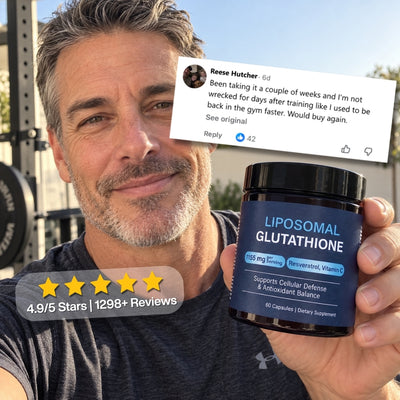 Liposomal Glutathione – Superior Absorption with Resveratrol, Vitamin C, Selenium & Vitamin B2