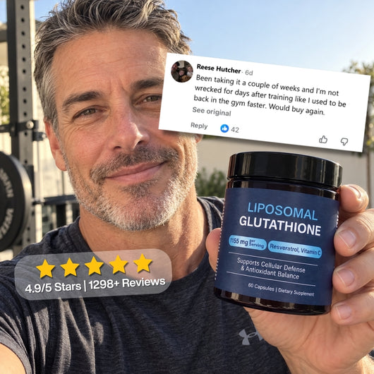 Liposomal Glutathione – Superior Absorption with Resveratrol, Vitamin C, Selenium & Vitamin B2